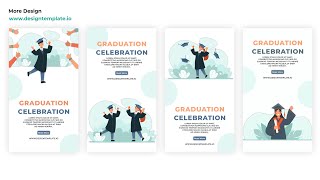 Graduation Celebration Instagram Story After Effects Templates | Download The Best AE Templates
