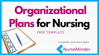 Organizational Plans for Nursing (Free Template)