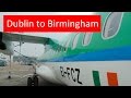 My Flight from Dublin to Birmingham