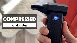 COMPRESSED Air Duster — Cordless Turbo Blower for Keyboard, PC & Car Cleaning screenshot 1
