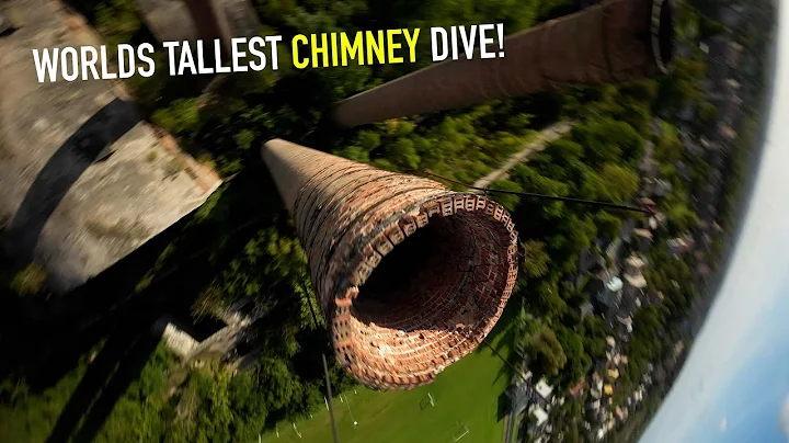 WORLDS TALLEST CHIMNEY DIVE IN FPV DRONE HISTORY!! (287FT)