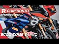 Aprilia RSV4 1100 Factory, Ducati Panigale V4 S Honda CBR1000RR-R provate in pista le SBK "alate"