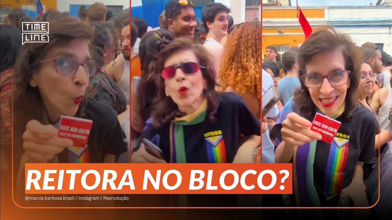 Vídeos de REITORA da UFRGS no CARNAVAL viralizam; entenda a polêmica | Timeline
