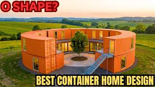 8 Shipping Containers, 1 Circle: The Container Home Nobody Saw Coming