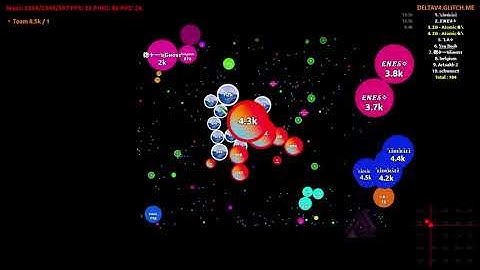 Agar.io //Mass Multibox Server Takeover #3 +  Some clips