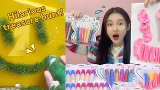 Funny treasure hunt! Have you ever seen this magical pen? Super fun and interesting#challenge