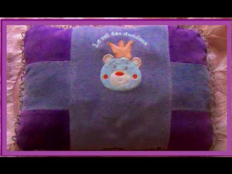 Шьём диванную подушку из ползунков / Sew a pillow of the sliders
