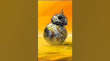 HOW TO DRAW BB-8 FROM STAR WARS