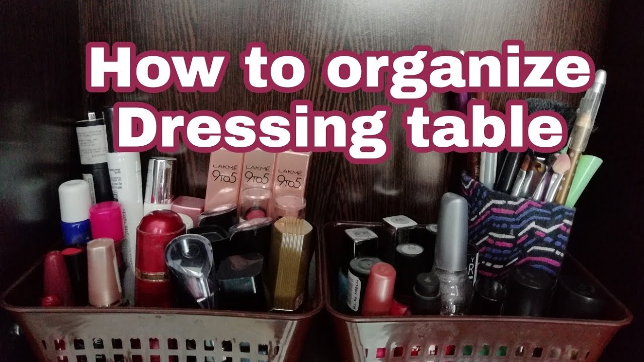 Indian dressing table cleaning and organization!! Vanity tour