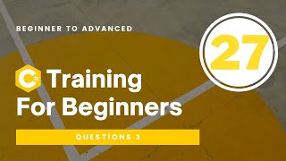 C# Tutorial | 27st | Question Solving Easy Part 4 screenshot 3