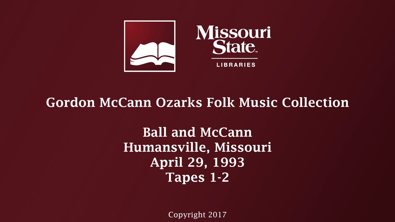 missouri state university springfield McCann: Ball and McCann, April 29, 1993