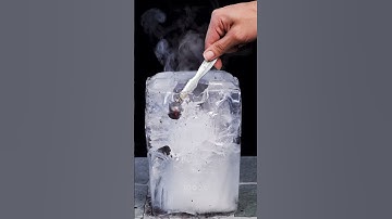 1000°C RHCB Vs Ice Block #satisfying #ASMR #experiment #science