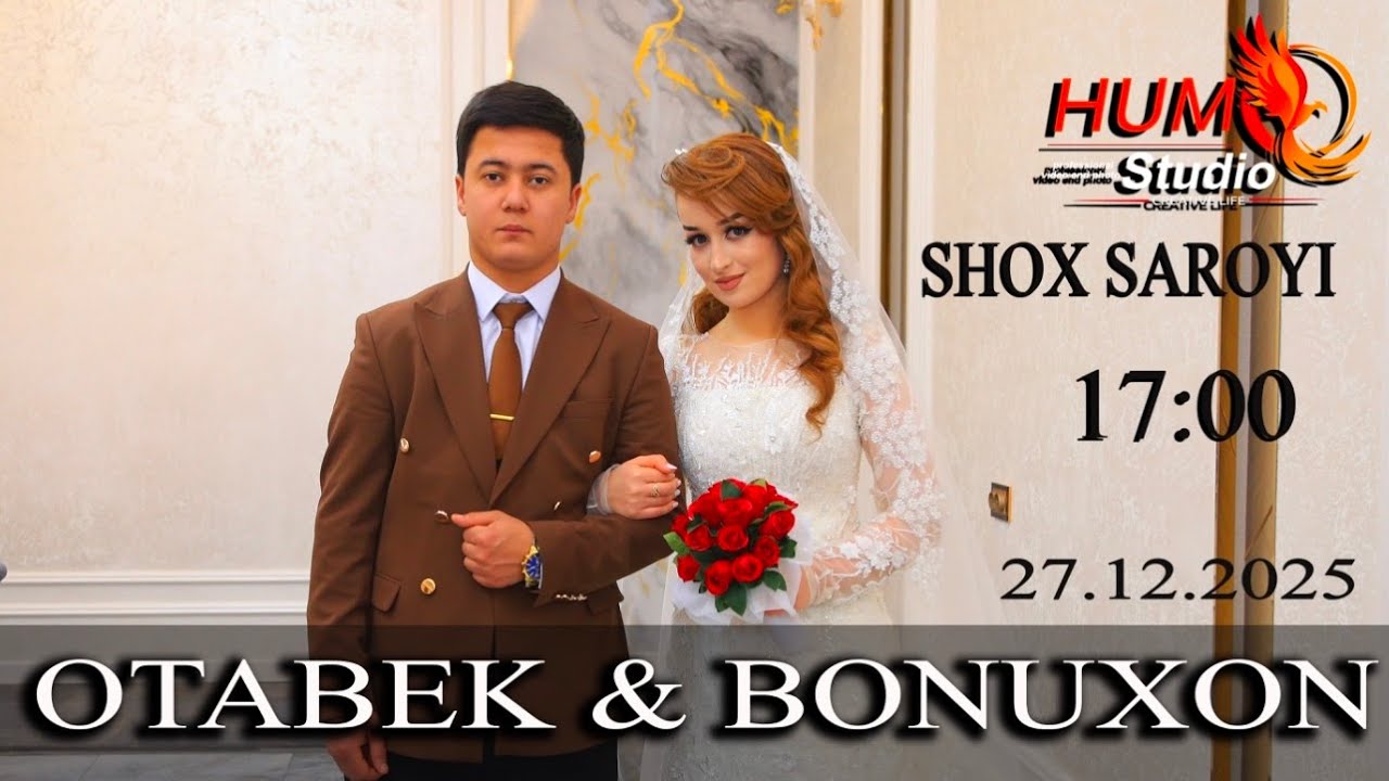 OTABEK & BONUXON TURTKUL SHOX SAROY TO'YXONASI 27.12.2025 HUMO STUDIO