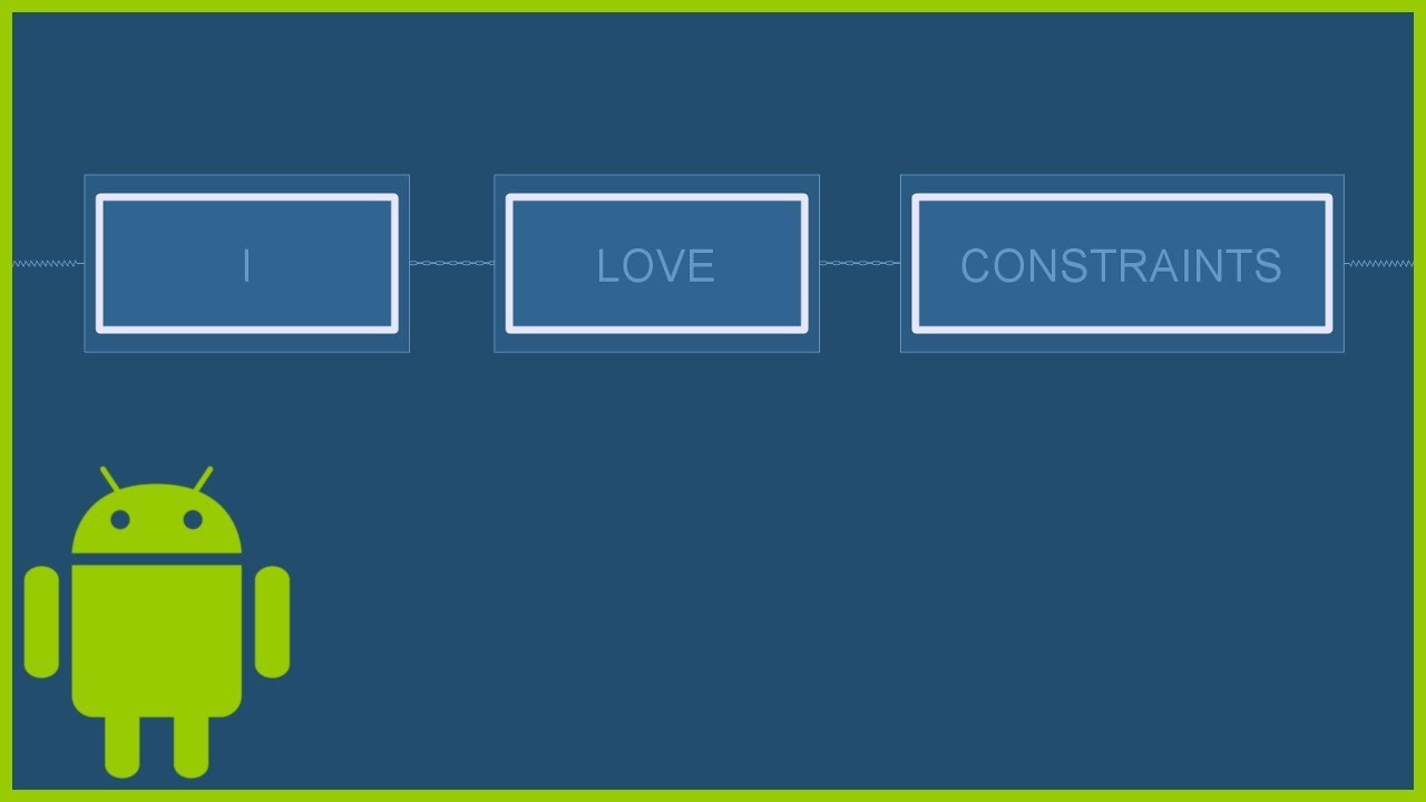 Constraintlayout Tutorial Part 3 - Gone Margin, Chains  Guidelines - Android Studio Tutorial