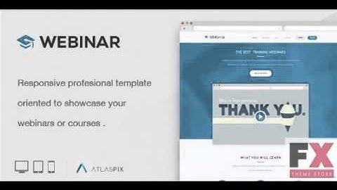 Preview Webinar - Multipurpose Landing page