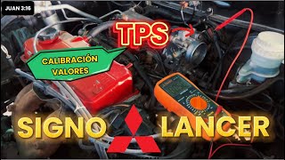 COMO CALIBRAR TPS DEL MITSUBISHI SIGNO 1.3cc | SENSOR TP DE MITSUBISHI LANCER