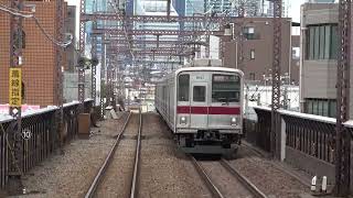 東武9050系 9151F 中目黒～自由が丘「学芸大学通過」にて