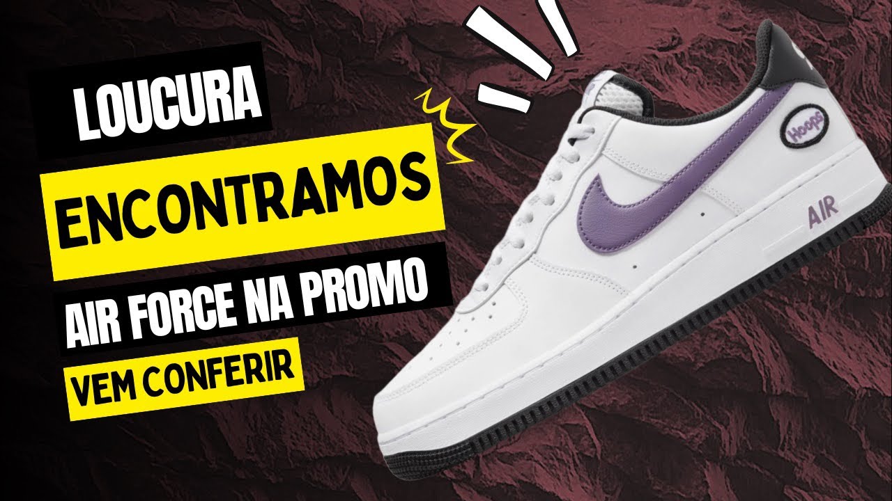 Air force, Dunk e muitos modelos da NIKE na promoção - YouTube