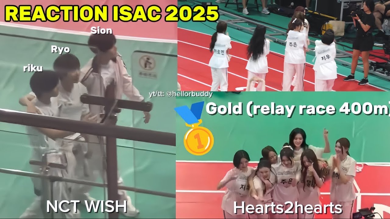 NCT WISH Reaction 😍 Hearts2Hearts Best Moments | ISAC 2025 🏆