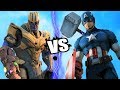 Captain america le marteau de thor vs thanos endgame  bataille pique