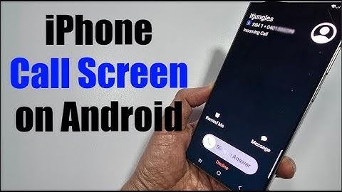 Hoe iPhone Call Screen op Android te installeren