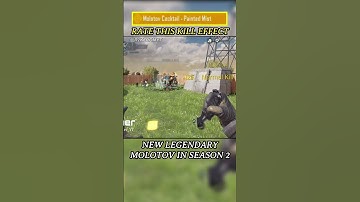 New Molotov Cocktail - Painted Mist Kill Effect #shorts #killeffect