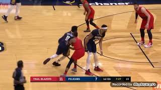 ניו אורלינס פליקנס נגד פורטלנד טרייל בליזרס NBA
