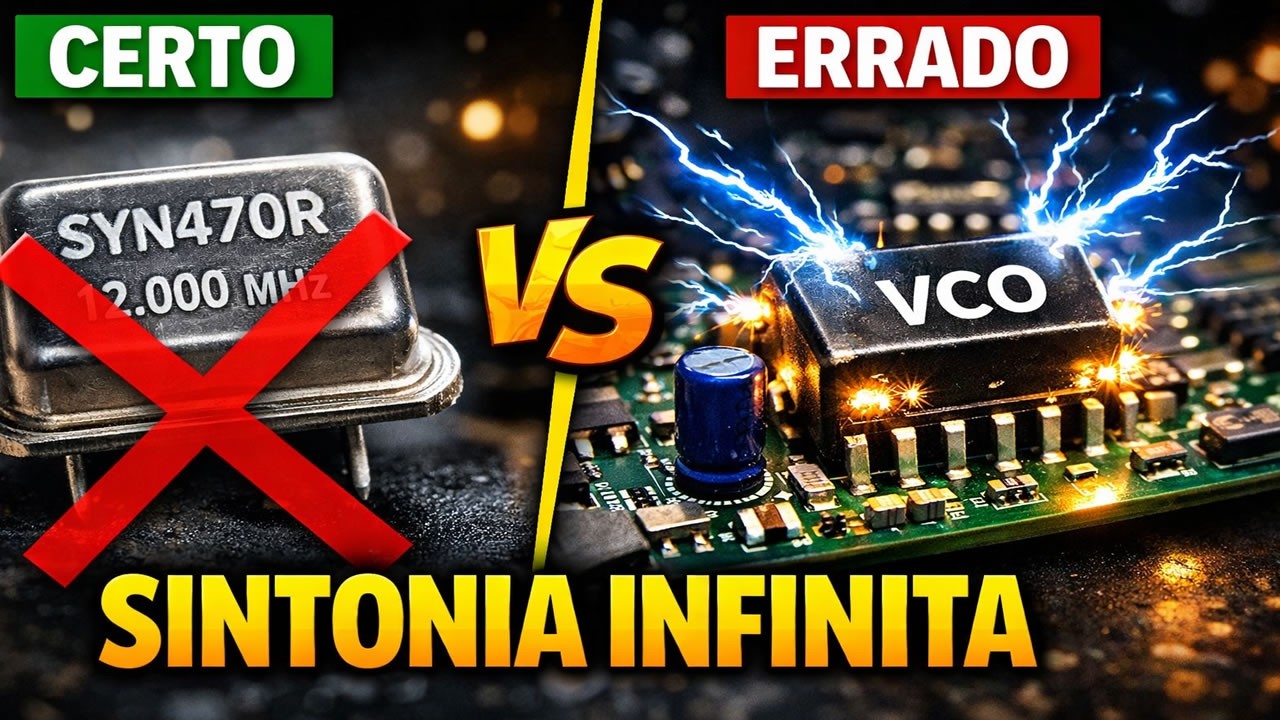 O Segredo do SYN470R Revelado: Além dos 433MHz com VCO