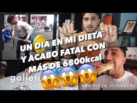 UN DIA EN MI DIETA DE PREPARACIÓN Y ACABO LIANDOLA CON + DE 6800KCAL EN BOLLERIA Y CHOCOLATE