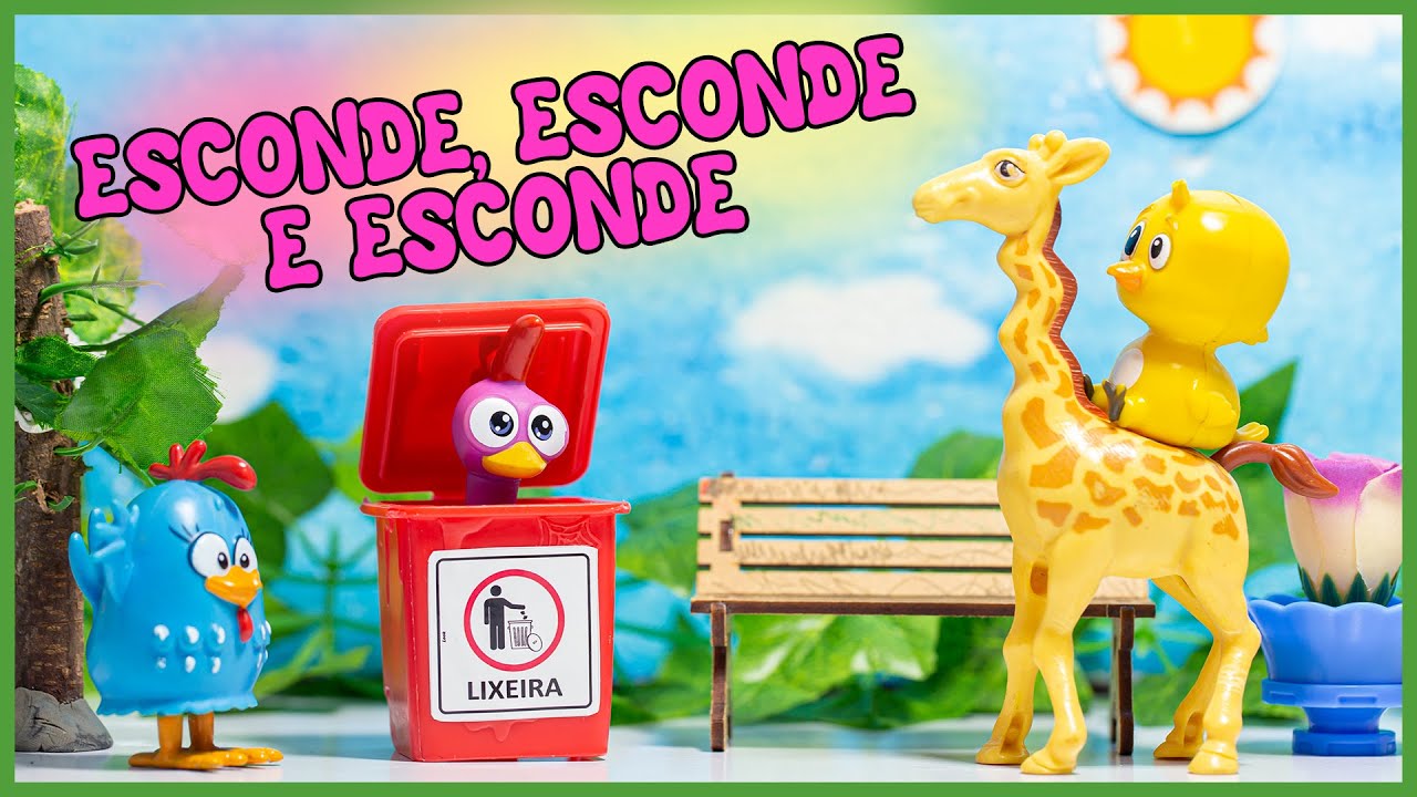 Galinha Pintadinha - Historinha - Esconde, esconde e esconde