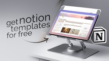 How to Get Notion Templates for Free iPad (tutorial)