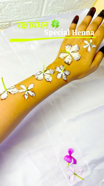 Viral hack for instant mehandi design 😜 | rakshabandhan special mehandi #rakshabandhan #heenamehndi