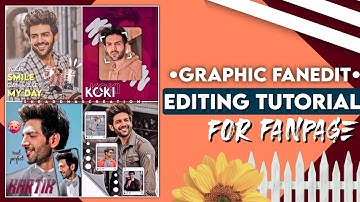 graphic fanedit editing tutorial 😍 || unique fanedit tutorial for fanpage ❤️