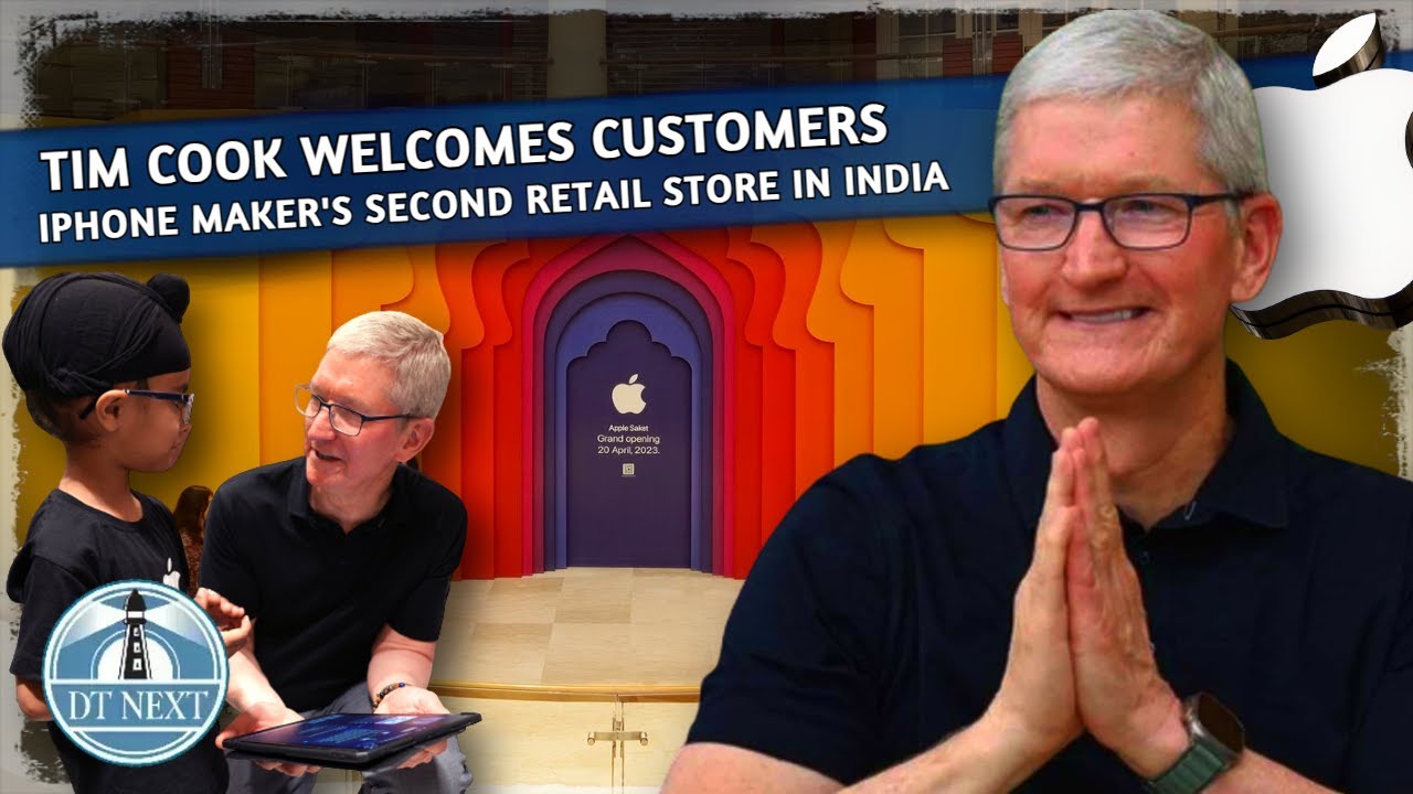 Apple CEO Tim Cook meets first wave of customers Dt Next YouTube