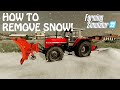 HOW TO REMOVE SNOW in Farming Simulator 2022 - SNOW IS FUN | FS22 | PS4 | PS5 | Xbox