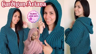 Ariana Grande chunky crochet cardigan | Joss Clothing Fabrics |