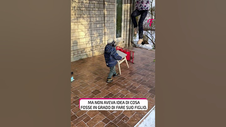 Un salvataggio audace da parte del figlio e del cane salva la mamma in pericolo #shorts