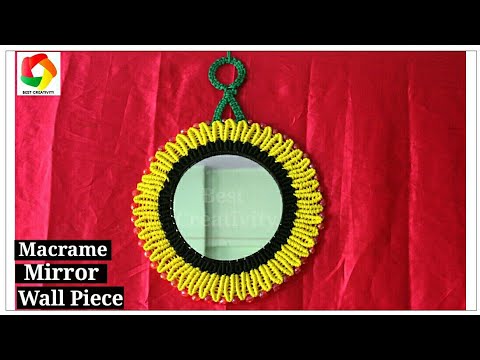 Diy Handmade Sunflower Macrame Mirror Wall Piece Design 6 How To Make Easy Hanging Hd You - Macrame Mirror Wall Hanging New Design Diy Handmade Sunflower Macrame Mirror Wall Piece Design 6 How To Make Easy Hanging Hd You - Macrame Mirror Wall Hanging New Design