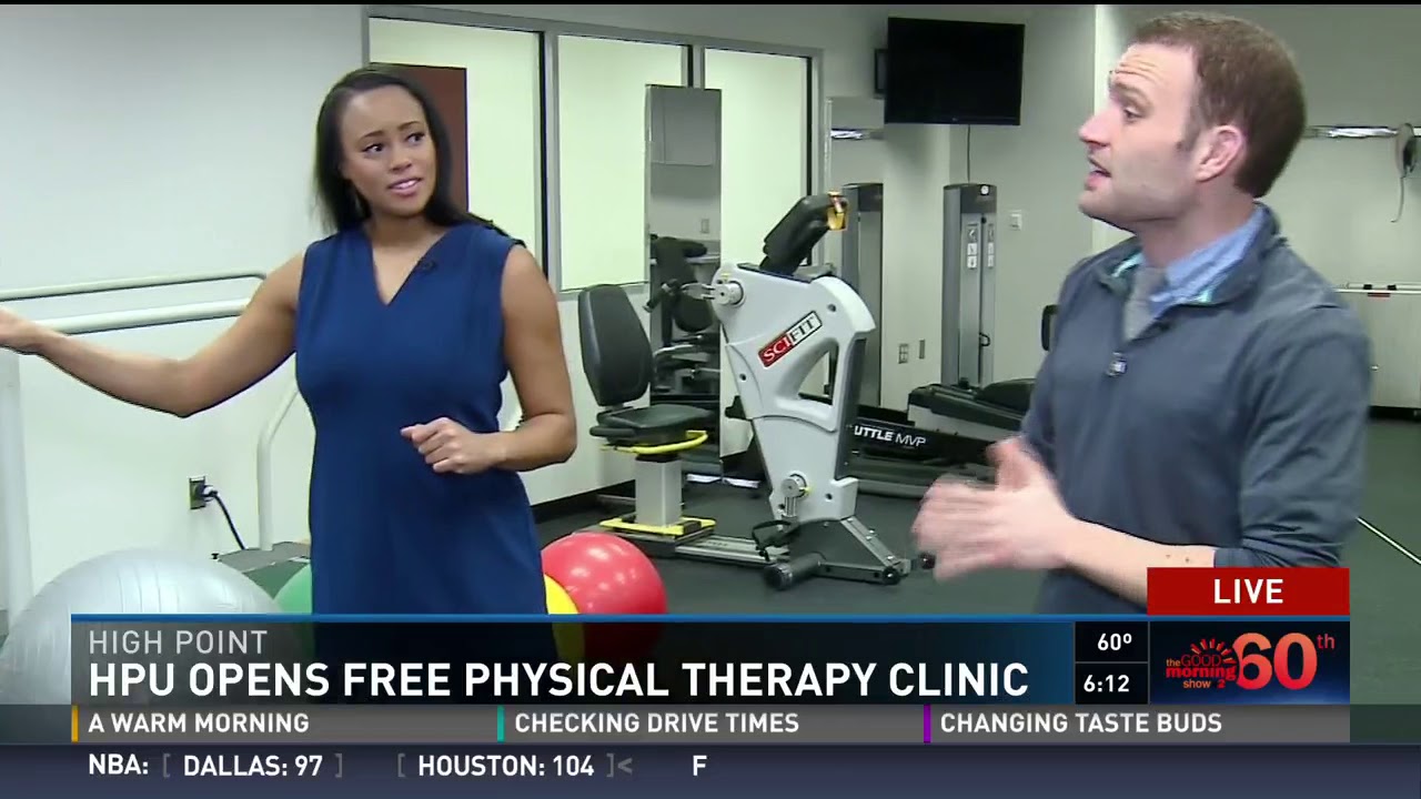 WFMY: Quality Treatment Offered Inside HPU’s Free Physical Therapy Clinic
