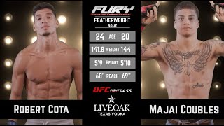 Fury FC 89: Cota vs Coubles - Fight Night Chaos