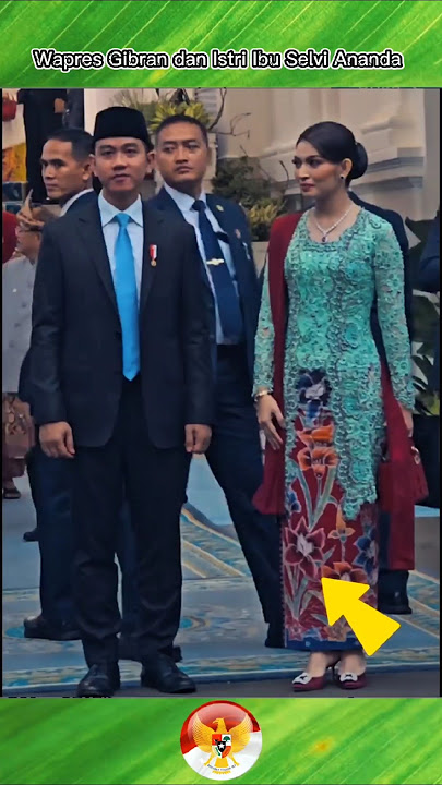 Vice President Gibran and his wife, Mrs. Selvi #gibran #selviananda #presidentialsecurity #statep...