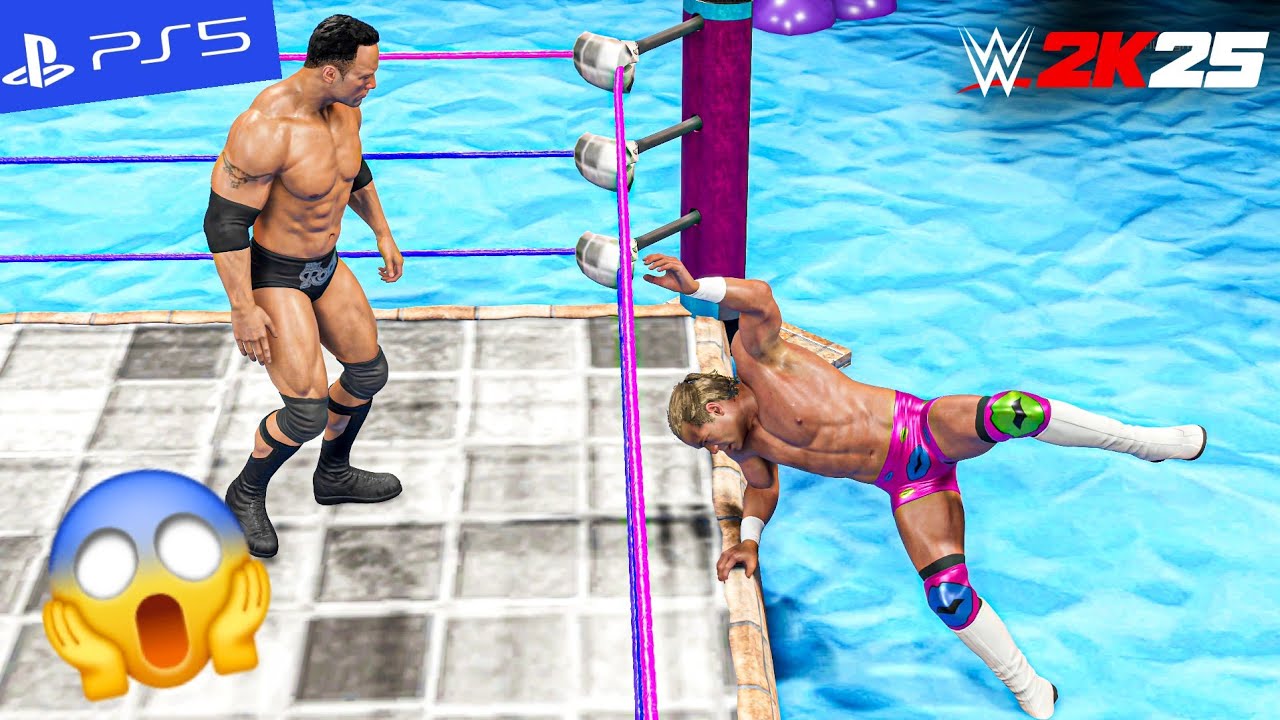 WWE 2k25 - LEGENDS COLLIDE in the Water Rumble of Destiny | PS5" [4K60]