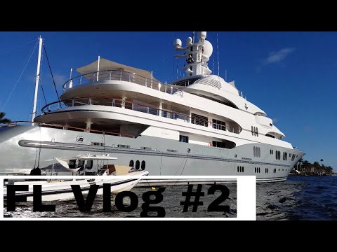 Ft. Lauderdale Boat Show. Mega Yachts. Trying To Turn A Family Trip Into A Surf Trip. FL Vlog CH 2