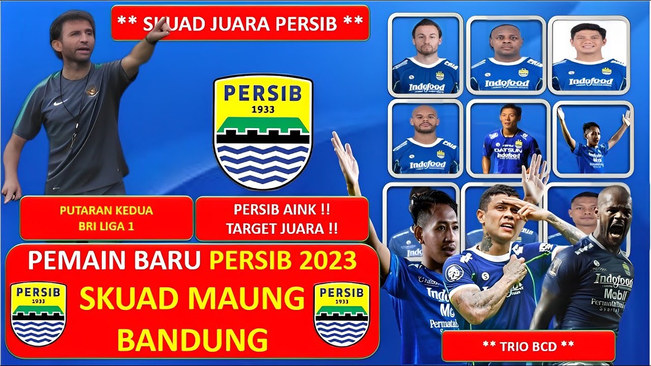 KABAR PERSIB UPDATE! INI DIA DAFTAR PEMAIN PERSIB PUTARAN KEDUA, BRI