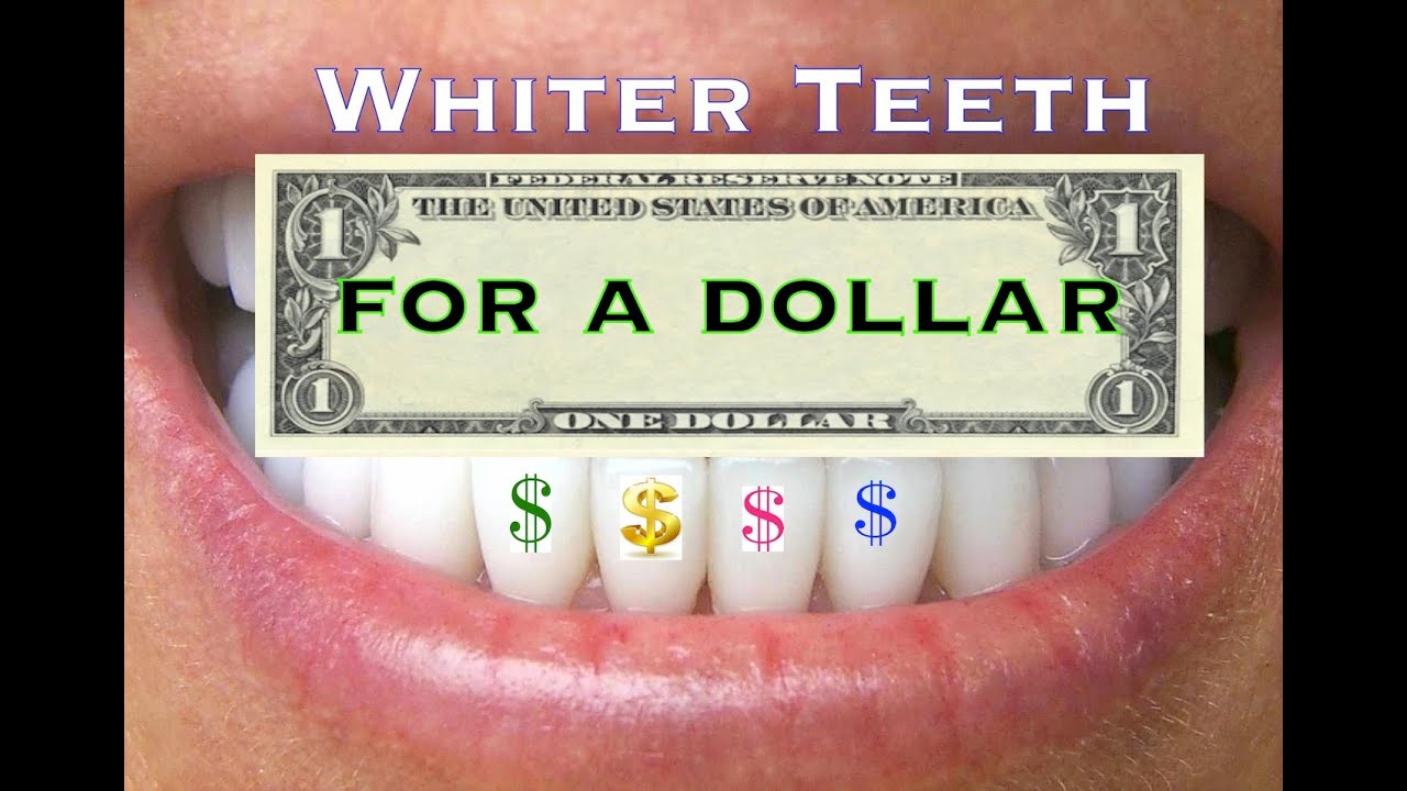 Whiter Teeth for About a Dollar YouTube