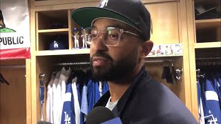 Matt Kemp Postgame Interview | Kemp Explains Collision and Fight vs Rangers