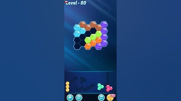 BLOCK! Hexa Puzzle! Semi-pro Level 80 (Rotate) - Lösung Solution Walkthrough