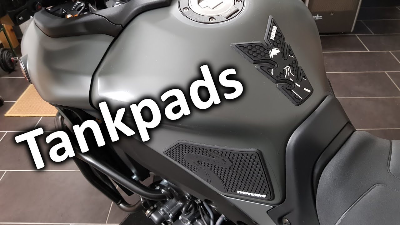Tankpads anbringen bei Yamaha Tracer 9 GT 2022