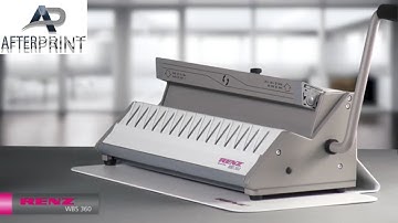 Renz WBS360 Manual Wire Closer - A Demonstration Video