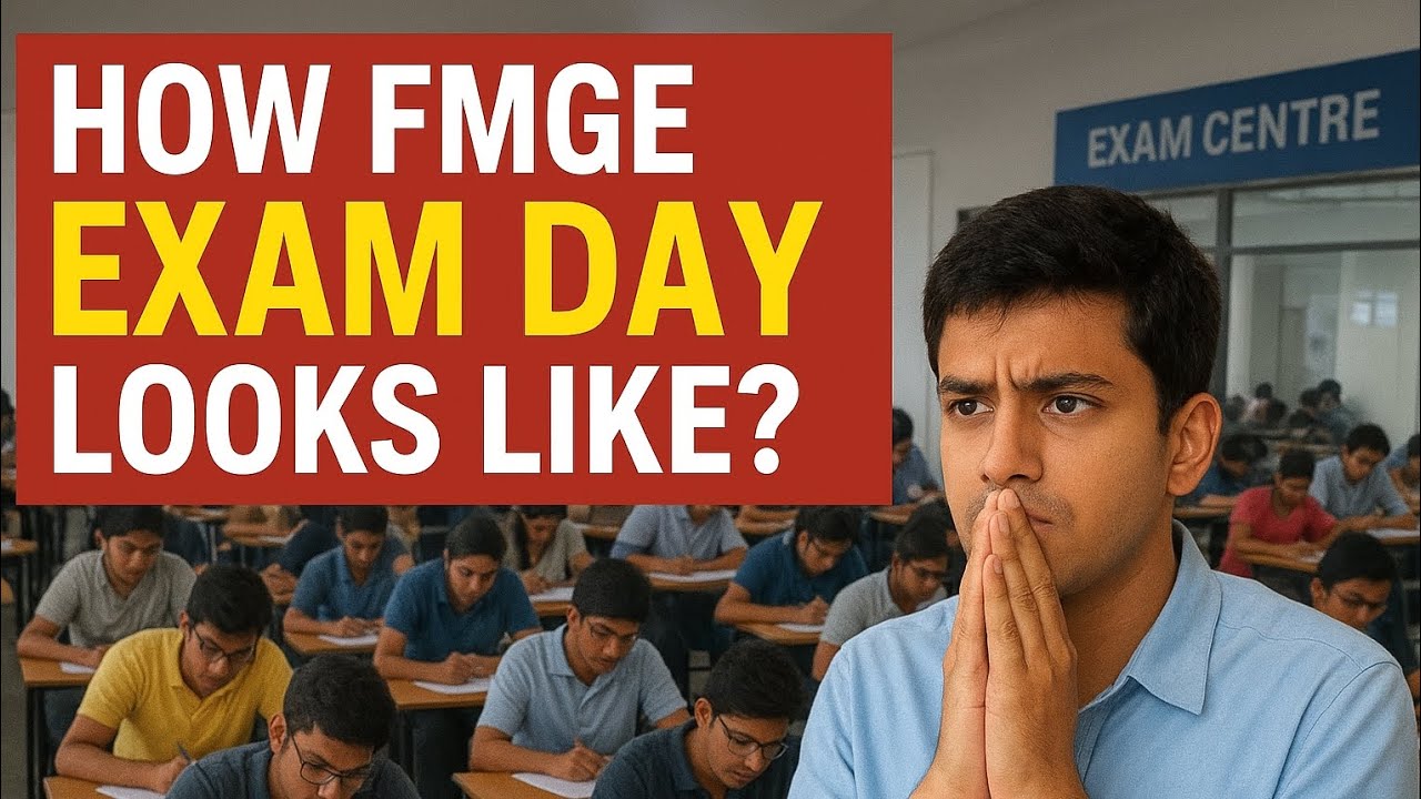 How FMGE Exam Day Looks Like ....